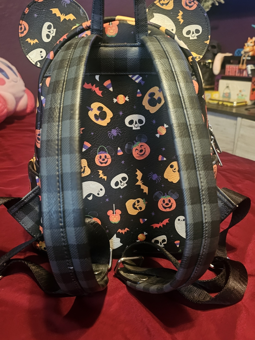 Loungefly-Disney Mini Backpack With Halloween Print - Picture 2 of 4